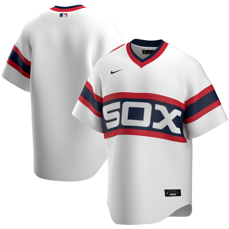 2020 MLB Men Chicago White Sox Nike White Home 2020 Replica Team Jersey 1->chicago white sox->MLB Jersey